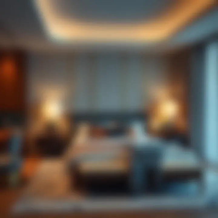 Sophisticated Bedroom Design for Relaxation Sophisticated bedroom in a hotel apartment