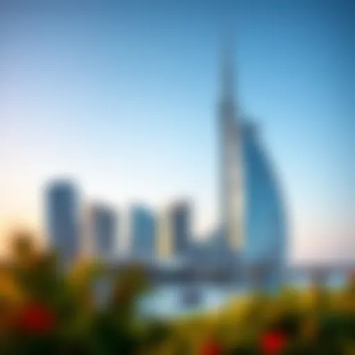 Modern skyline of Dubai showcasing luxury properties