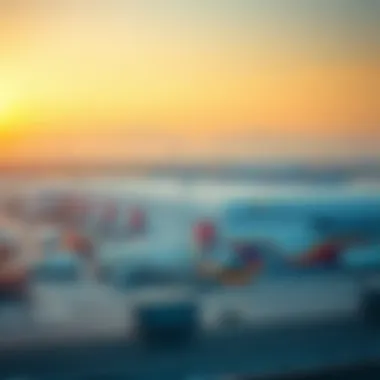 Logistics hub in Jebel Ali with modern cargo facilities