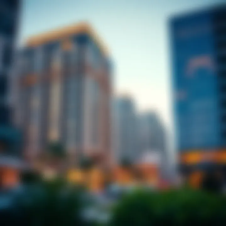 Diverse property types in JLT ranging from luxury apartments to commercial spaces