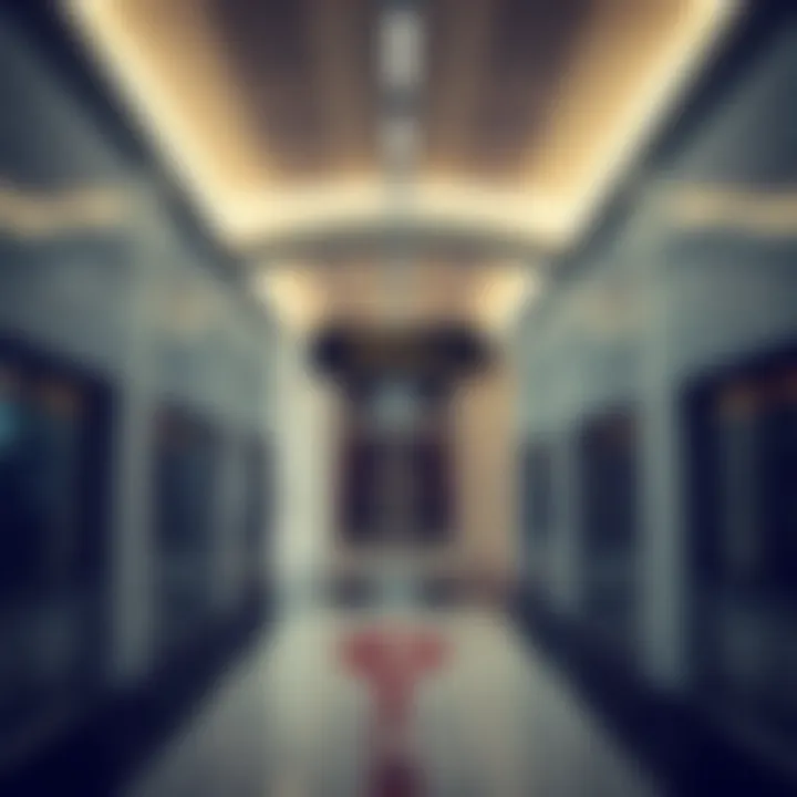 Interior shot of Jumeirah Village Circle Metro Station featuring modern amenities