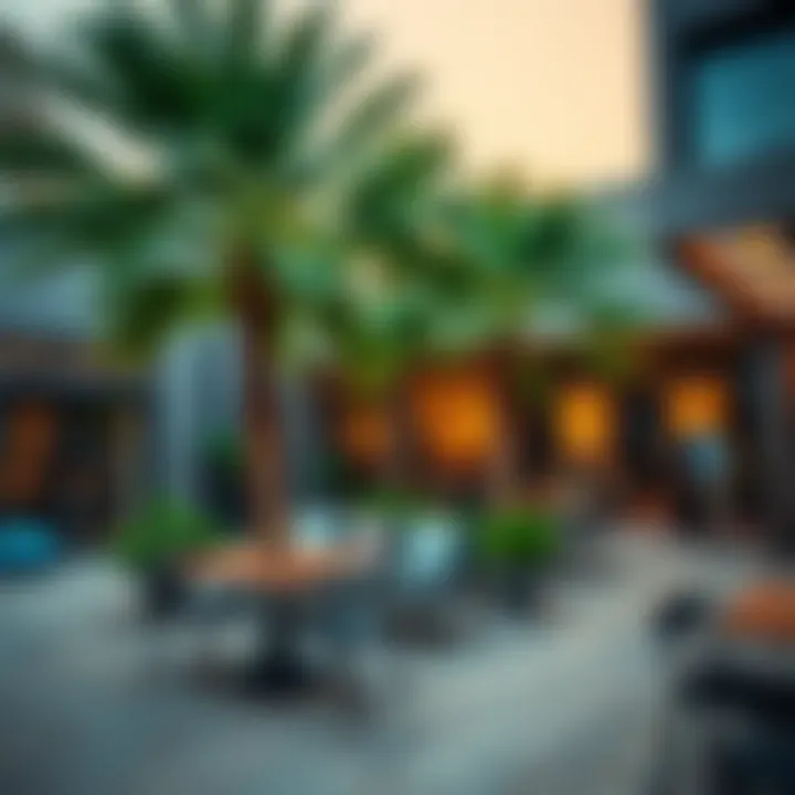 Vibrant community spaces within جزيره الريم