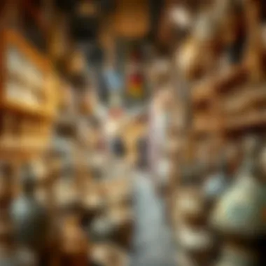 Traditional Crafts at Karama Souk An exquisite display of traditional crafts and artifacts available in the souk