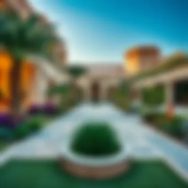 Architectural Highlights of Khalifa A Pathway Garden Architectural features and design elements of Khalifa A Pathway Garden