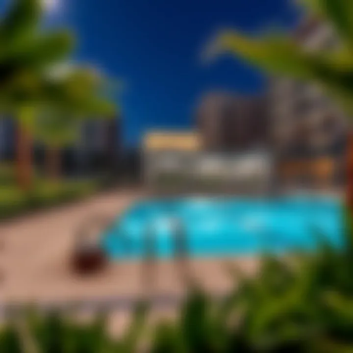 Amenities at Kingfisher Karama highlighting recreational facilities