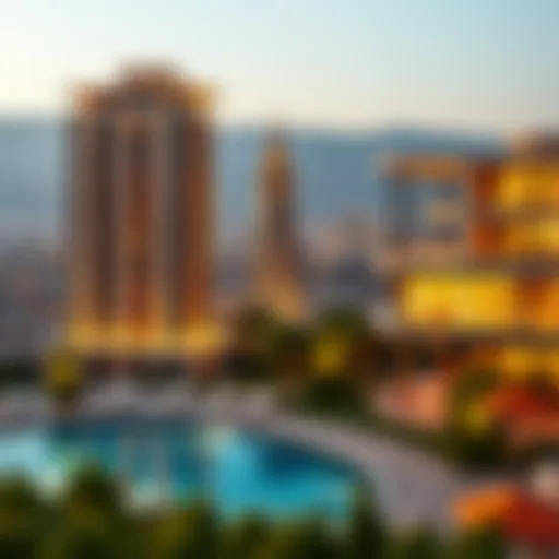 Stunning skyline of مرسى دبي showcasing luxury architecture