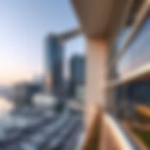 Stunning view of Marina Vista's modern architecture