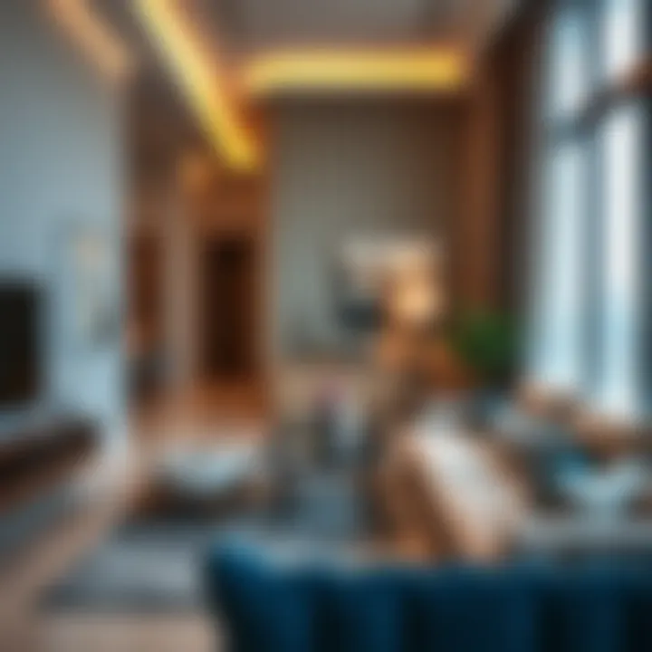 Luxurious interior of a residential unit in Midtown Deyaar