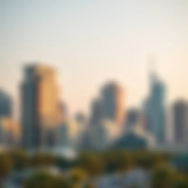 Stunning skyline view of Midtown Deyaar showcasing modern architecture