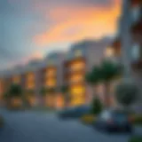 Modern residential developments in Dubai