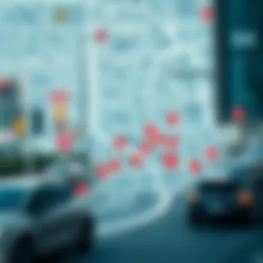 Map of Monthly Parking Locations in Dubai A map highlighting various monthly parking locations across Dubai's key areas