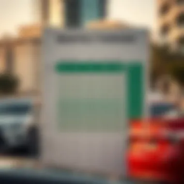 Monthly parking permit pricing chart