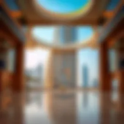 Architectural overview of Nakheel Tower Palm showcasing its unique design