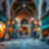Traditional architecture of Dubai's old souks