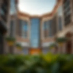 Stunning exterior view of Omniyat Dorchester