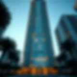 Stunning view of Ontario Tower's facade showcasing modern architecture