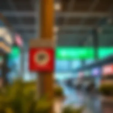 Effective Signage in Zabeel Signage guiding visitors in Zabeel parking