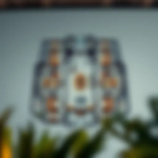 Exquisite layout of a floor plan in Princess Tower