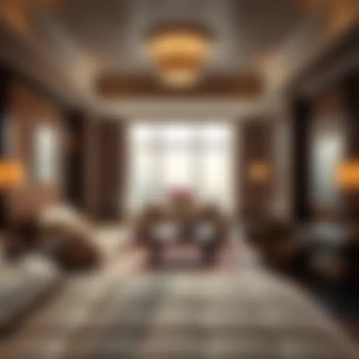 Luxurious suite interior at Raffles Hotel, highlighting opulent design