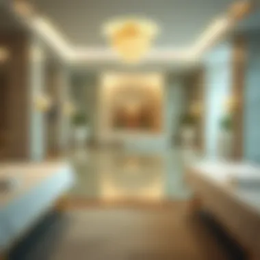 Wellness Facilities at Raffles Hotel, Palm Jumeirah Tranquil wellness area featuring spa facilities at Raffles Hotel