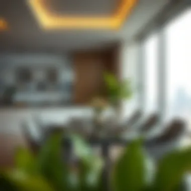 Dining Area with City View in Rashidiya Dining area with city view in Rashidiya