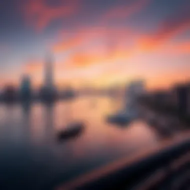 Stunning Waterfront Views Stunning waterfront views highlighting the Dubai Wharf lifestyle