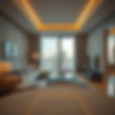 Interior view of a luxury rental apartment in Bur Dubai