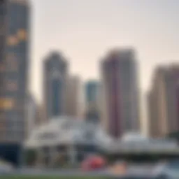 Skyline of Bur Dubai showcasing modern apartments