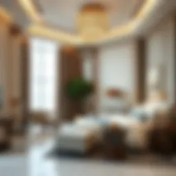 Luxurious room setting in Dubai