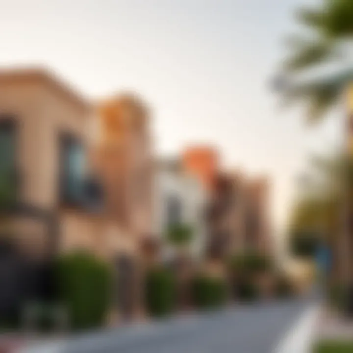 Trendy rental neighborhood in Dubai