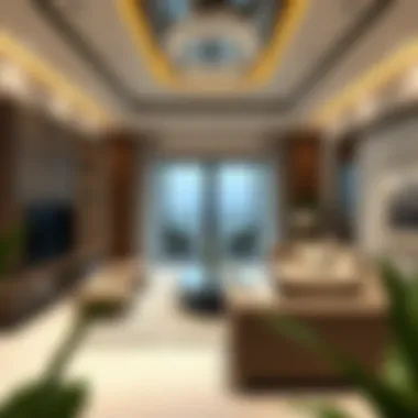 Interior Luxury of Sarai Villas Luxurious living space interior of a Sarai Villa