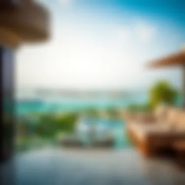 Breathtaking Views from Sarai Villas Panoramic view of Palm Jumeirah from Sarai Villas