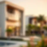 Stunning exterior view of Semmer Villas showcasing modern architecture