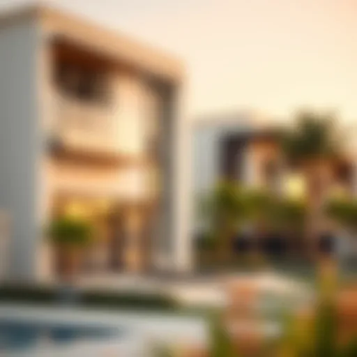 Stunning exterior view of Semmer Villas showcasing modern architecture