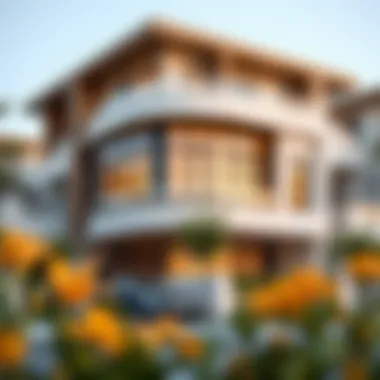 Modern Design of Serena Residence Elegant exterior view of Serena Residence showcasing its modern design