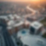 Aerial view of Shorooq Dubai showcasing its architectural elegance