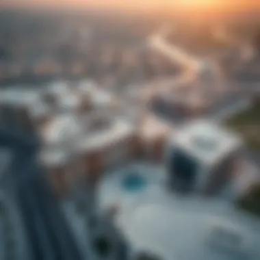 Aerial view of Shorooq Dubai showcasing its architectural elegance