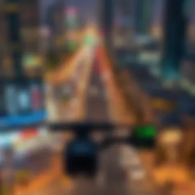 Strategic Location of Sheikh Zayed Road Map highlighting Sheikh Zayed Road