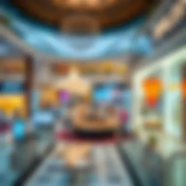 Luxurious shopping experience in a Dubai mall