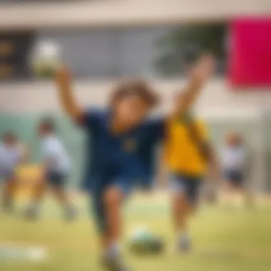 Vibrant Extracurricular Activities in Dubai Schools Extracurricular activities in action, depicting students in various sports and arts