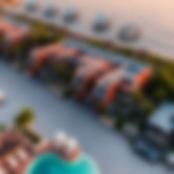 Aerial View of The Cove II Aerial view of The Cove II highlighting its modern architecture