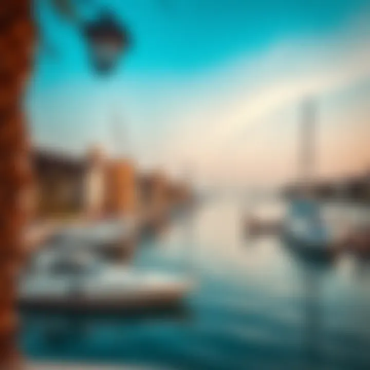 Serene Waterfront at The Cove A serene waterfront scene showcasing the beauty surrounding The Cove