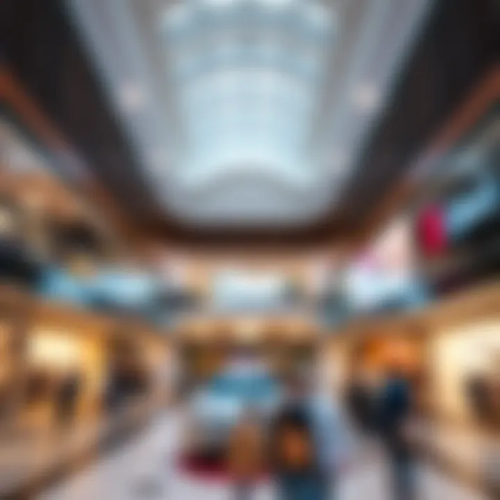 Diverse Retail Offerings at Dubai Outlet Mall Interior shot highlighting diverse retail stores