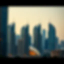 Luxurious Dubai skyline showcasing modern architecture