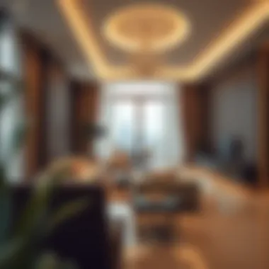Trendy Luxury Apartment Interior Trendy luxury apartment interior with exquisite design