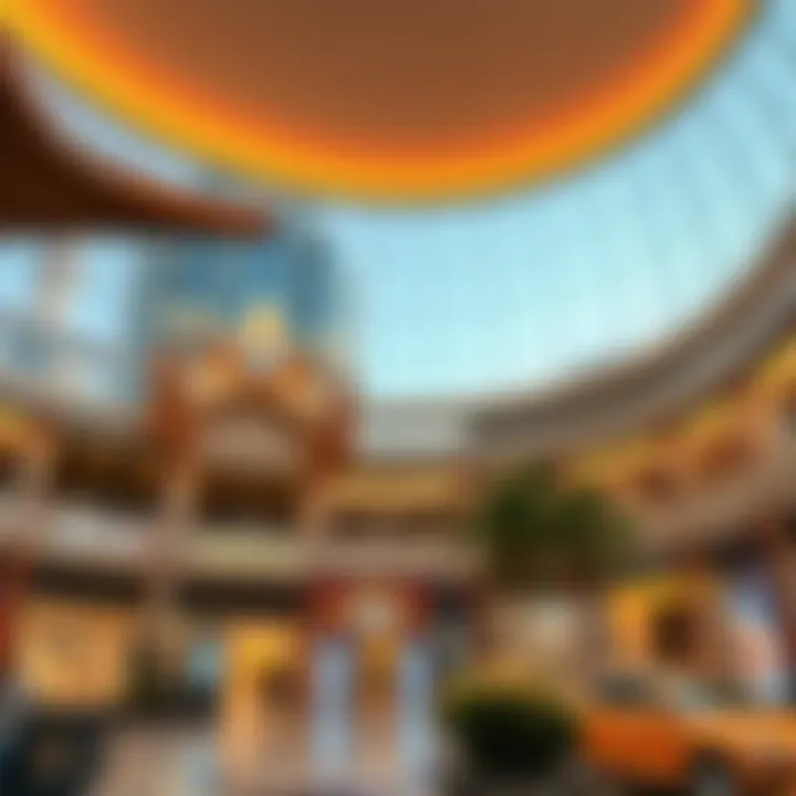 Stunning architectural view of Dubai Mall showcasing its grandeur