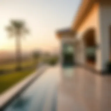 Villa Overlooking Golf Course Luxurious villa overlooking a pristine golf course