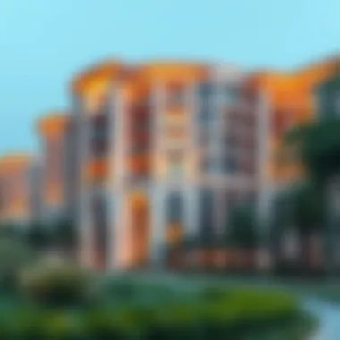 Elegant Architecture of Golf Promenade Elegant architecture of the Golf Promenade highlighting modern design and luxurious features