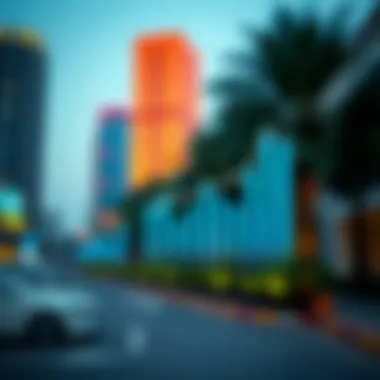 Vibrant market trends graph showcasing investment opportunities in the Golf Promenade area
