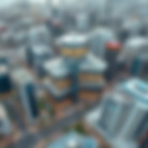 Aerial view showcasing Deira City Center